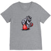 mma bulldog final V-Neck Tee