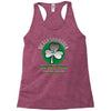 silver shamrock Racerback Tank