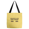 welcome to the gun show ron burdundy anchorman inspired gift funny Tote Bags