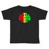 rasta skull and crossbones reggae dub club rave Toddler T-shirt
