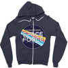 United States Space Force wint Planet Zipper Hoodie