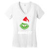 humbug grinch christmas Women's V-Neck T-Shirt