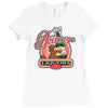 funny rude  beaver liquors, ideal gift or birthday present. Ladies Fitted T-Shirt