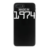 made in 1974 birthday celebration funny retro iPhone 7 Plus Case