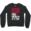 donating blood one mosquito funny Crewneck Sweatshirt