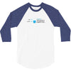 Technically, The Glass Is Always Full 3/4 Sleeve Shirt