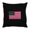 usa flag navy american Throw Pillow