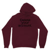 delete your account Unisex Hoodie