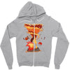fire storm Zipper Hoodie