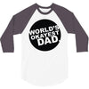 world's okayest dad 3/4 Sleeve Shirt