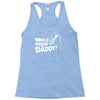 darth vader who's your daddy funny Racerback Tank