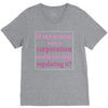 If My Uterus V-Neck Tee