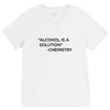 Alcohol Is A Solution V-Neck Tee
