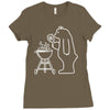 bear grills Ladies Fitted T-Shirt