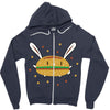 bun bun Zipper Hoodie