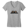 shotgun shuts his cakehole Women's V-Neck T-Shirt