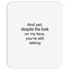 still talking light Mousepad