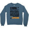Strong Independent Motivated Capricorn Crewneck Sweatshirt