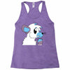 arctic fox adopt Racerback Tank