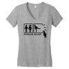 problem solved 2 Women's V-Neck T-Shirt