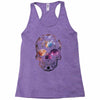 Colorful Skull Racerback Tank