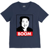 Kim Jong Un Boom Rocketman V-Neck Tee