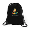 chaos and destruction Drawstring Bags