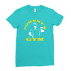 johnny's gym Ladies Fitted T-Shirt