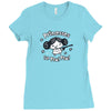 princesses can pew! pew! too Ladies Fitted T-Shirt