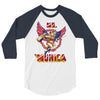 miss 'murica 3/4 Sleeve Shirt