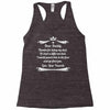 Dear Daddy, Thanks for Being my Dad Baby Boy Letter to Father Racerback Tank