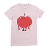 apel (2) Ladies Fitted T-Shirt