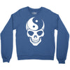 yin yang skull Crewneck Sweatshirt