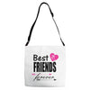 best friends forever Adjustable Strap Totes