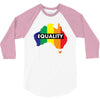 Vote Yes-Australia Marriage Equality 3/4 Sleeve Shirt