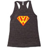 with superman vw logo Racerback Tank