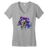 jester head Women's V-Neck T-Shirt