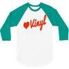 love vinyl 3/4 Sleeve Shirt