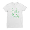 too cute Ladies Fitted T-Shirt