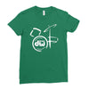 dw drum Ladies Fitted T-Shirt