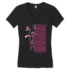 breast cancer Women's V-Neck T-Shirt