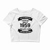 Premium Vintage 1959 Crop Top