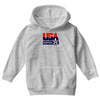 usa basketball logo Youth Hoodie