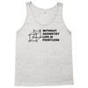 without geometry life is pointless funny math school science nerd geek Tank Top