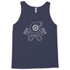 turbo skull and crossbones Tank Top