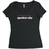 speaker city Women's Triblend Scoop T-shirt