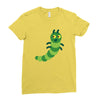 green animal Ladies Fitted T-Shirt
