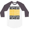 saturday sunday shitday 3/4 Sleeve Shirt