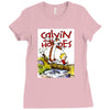 calvin hobbes Ladies Fitted T-Shirt