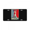 beaker meep poster, ideal birthday gift or present License Plate